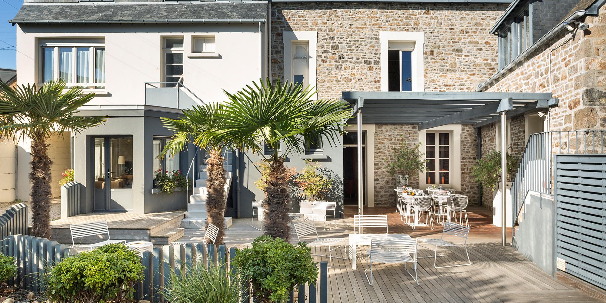 Possibilité de prendre le petit-déjeuner en terrasse